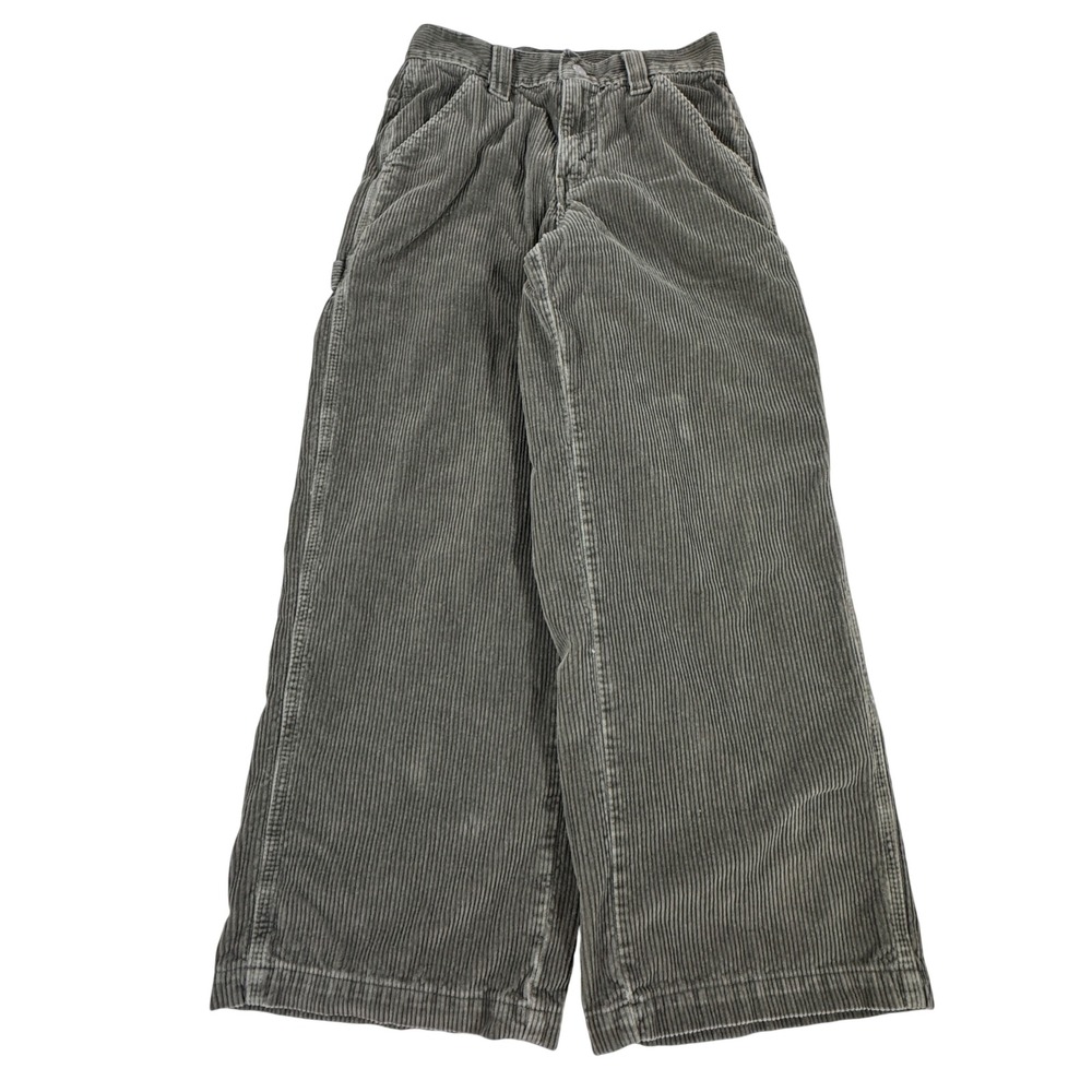 Vintage Levi's Dry Goods Kids Corduroy Carpenter Wide Leg Pants Size M 12 Baggy